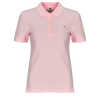 Tommy Hilfiger Rövid ujjú galléros pólók 1985 SLIM PIQUE POLO SS Rózsaszín EU M