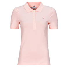 Tommy Hilfiger Rövid ujjú galléros pólók 1985 SLIM PIQUE POLO SS Rózsaszín EU XL