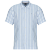 Tommy Hilfiger Rövid ujjú ingek LINEN BLEND STRIPED SS RF SHIRT Kék EU S