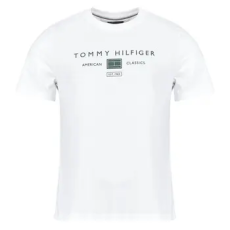 Tommy Hilfiger Rövid ujjú pólók BRAND LOVE MONO STACK TEE Fehér EU XL