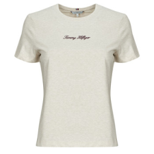 Tommy Hilfiger Rövid ujjú pólók CLASSIC SCRIPT REG SS TEE Bézs EU XS női póló