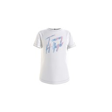 Tommy Hilfiger Rövid ujjú pólók KG0KG05870-YBR Fehér 14 éves