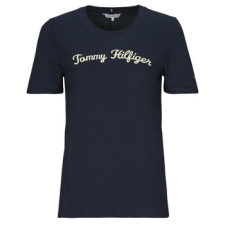 Tommy Hilfiger Rövid ujjú pólók REG SCRIPT C-NK SS Tengerész EU M női póló
