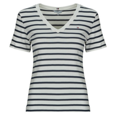 Tommy Hilfiger Rövid ujjú pólók SLIM CODY V-NK SS Fehér EU L