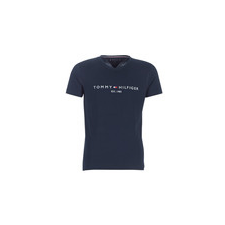 Tommy Hilfiger Rövid ujjú pólók TOMMY FLAG HILFIGER TEE Tengerész EU XL férfi póló