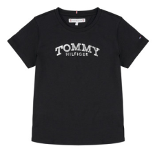 Tommy Hilfiger Rövid ujjú pólók TOMMY FOIL TEE SS Fekete 10 éves gyerek póló