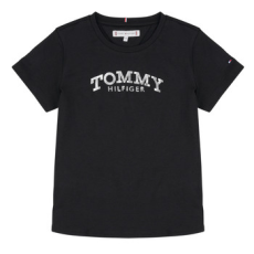 Tommy Hilfiger Rövid ujjú pólók TOMMY FOIL TEE SS Fekete 14 éves