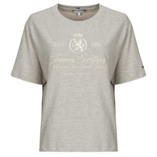 Tommy Hilfiger Rövid ujjú pólók VARSITY CREST RLX SS TEE Szürke EU S