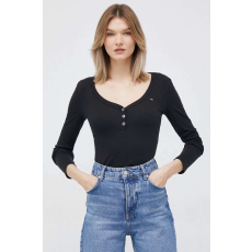 Tommy Hilfiger , Slim fit modális keverék blúz, fekete, 2XL