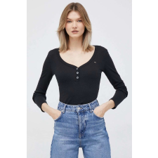 Tommy Hilfiger , Slim fit modális keverék blúz, fekete, M blúz