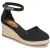 Tommy Hilfiger Szandálok / Saruk FLAG CLOSED TOE MID WEDGE ESPAD Fekete 41