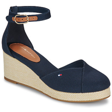Tommy Hilfiger Szandálok / Saruk FLAG CLOSED TOE MID WEDGE ESPAD Tengerész 40 női szandál