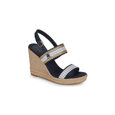 Tommy Hilfiger Szandálok / Saruk GOLDEN WEBBING WEDGE Tengerész 39 női szandál