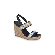 Tommy Hilfiger Szandálok / Saruk GOLDEN WEBBING WEDGE Tengerész 41