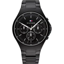 Tommy Hilfiger Tommy Hilfiger 1792055 férfi karóra, fekete, 44 mm, acél, WR50 karóra
