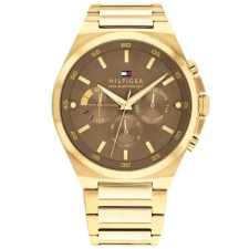 Tommy Hilfiger Tommy Hilfiger Dexter férfi karóra, arany nemesacél, 46 mm, WR50 karóra
