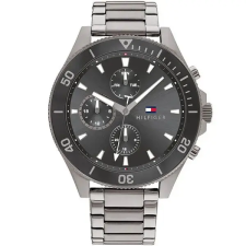 Tommy Hilfiger Tommy Hilfiger Larson férfi karóra, szürke rozsdamentes acél, WR50 karóra