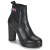 Tommy Jeans Bokacsizmák Essentials High Heel Boot Fekete 38