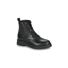 Tommy Jeans Csizmák TJW LACE UP FLAT BOOT Fekete 36 női csizma, bakancs