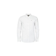 Tommy Jeans Hosszú ujjú ingek TJM ORIGINAL STRETCH SHIRT Fehér EU XS férfi ing