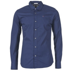 Tommy Jeans Hosszú ujjú ingek TJM ORIGINAL STRETCH SHIRT Tengerész EU XL