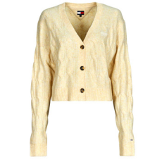 Tommy Jeans Mellények / Kardigánok TJW HTR CABLE CARDIGAN Bézs EU L