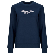 Tommy Jeans Pulóverek TJW REG ESS LOGO 1 CREW EXT Tengerész EU M női pulóver, kardigán