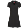 Tommy Jeans Rövid ruhák TJW F F RIB POLO DRESS EXT Fekete EU L