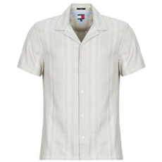 Tommy Jeans Rövid ujjú ingek TJM TEXTURED REG CAMP SHIRT EXT Barna EU XL