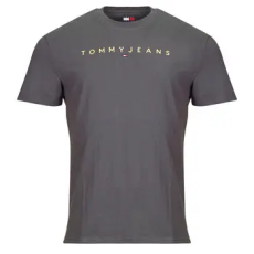 Tommy Jeans Rövid ujjú pólók TJM REG LINEAR LOGO TEE EXT Szürke EU L