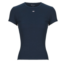 Tommy Jeans Rövid ujjú pólók TJW SLIM ESSENTIAL RIB SS Tengerész EU M