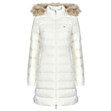 Tommy Jeans Steppelt kabátok TJW ESSENTIAL HOODED DOWN COAT Fehér EU L női dzseki, kabát