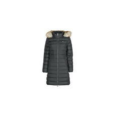 Tommy Jeans Steppelt kabátok TJW ESSENTIAL HOODED DOWN COAT Fekete EU XS