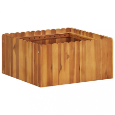 tömör akácfa kerti magaságyás 50 x 50 x 25 cm kerti tárolás