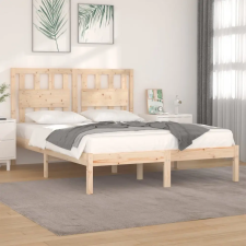  tömör fenyőfa ágykeret 135 x 190 cm (4FT6 Double) ágy és ágykellék