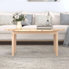  Tömör fenyőfa dohányzóasztal 110 x 55 x 45 cm