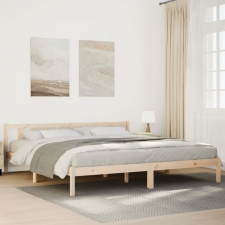 tömör fenyőfa extra hosszú ágykeret matrac nélkül 180 x 220 cm ágy és ágykellék