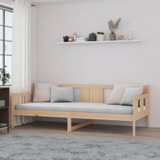  Tömör fenyőfa kanapéágy 90 x 190 cm ágy és ágykellék