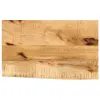  tömör nyers mangófa természetes élű asztallap 60 x 20 x 3,8 cm