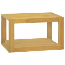  Tömör tíkfa falra szerelhető fürdőszobaszekrény 60 x 45 x 35 cm fürdőszoba bútor