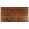  tömör újrahasznosított fa téglalap alakú asztallap 110x50x3,8cm