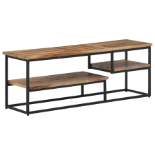 tömör újrahasznosított tíkfa TV-szekrény 110 x 30 x 39 cm bútor