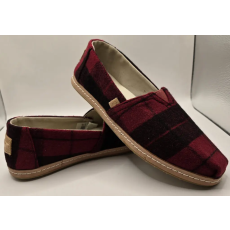  TOMS kockás balerina