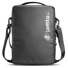  Tomtoc - Defender laptop válltáska (A04D2D1) - sarokpáncéllal, többféle szállítási móddal, 14 centiméter - fekete (KF2313578)