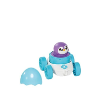 Tomy Interaktív játék babáknak Tomy Toomies - Racing Egg, fehér-kék autópálya és játékautó
