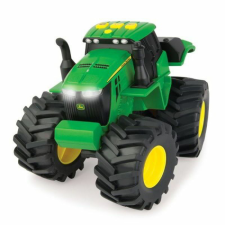 Tomy John Deere Traktor fény- és hanghatásokkal autópálya és játékautó