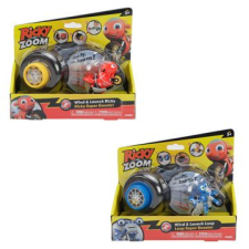Tomy Ricky zoom: tekerős kilövő figurával - többféle játékfigura