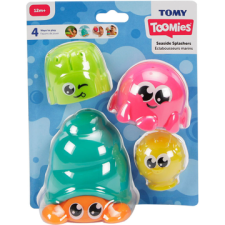 Tomy Toomies: 4 az 1-ben Tengeri állatkás fürdőjáték (E73221) (E73221) fürdőszobai játék