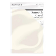 Tonic Studios Karton A4 - Ivory White - Smooth Card (10 ív) decoupage papír
