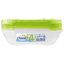 Tontarelli NUVOLA 4 × 0,5 l, zöld, téglalap papírárú, csomagoló és tárolóeszköz